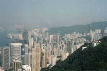 Skyline from Victoria Peak (Hong Kong)